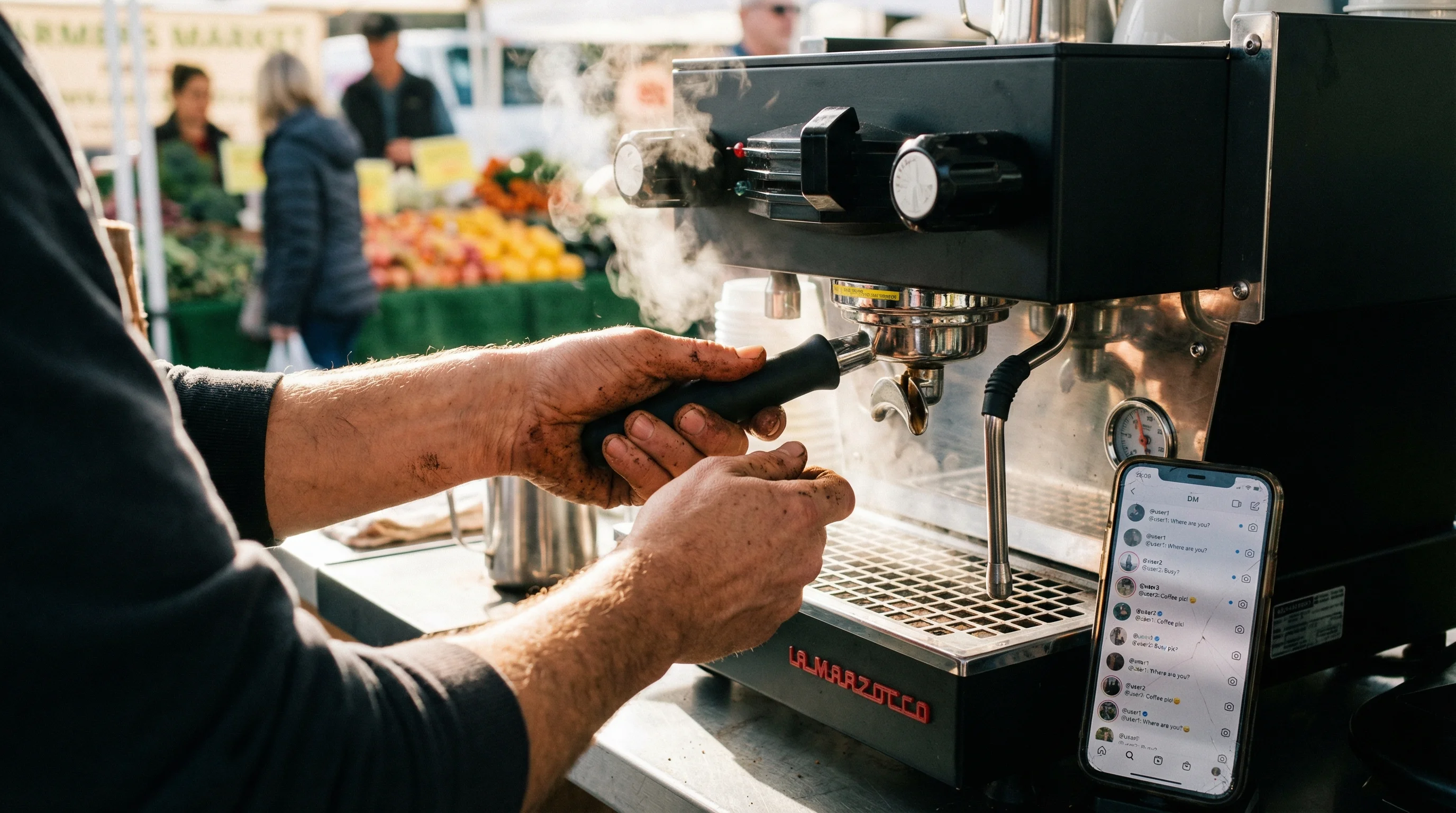 At the market, missing leads