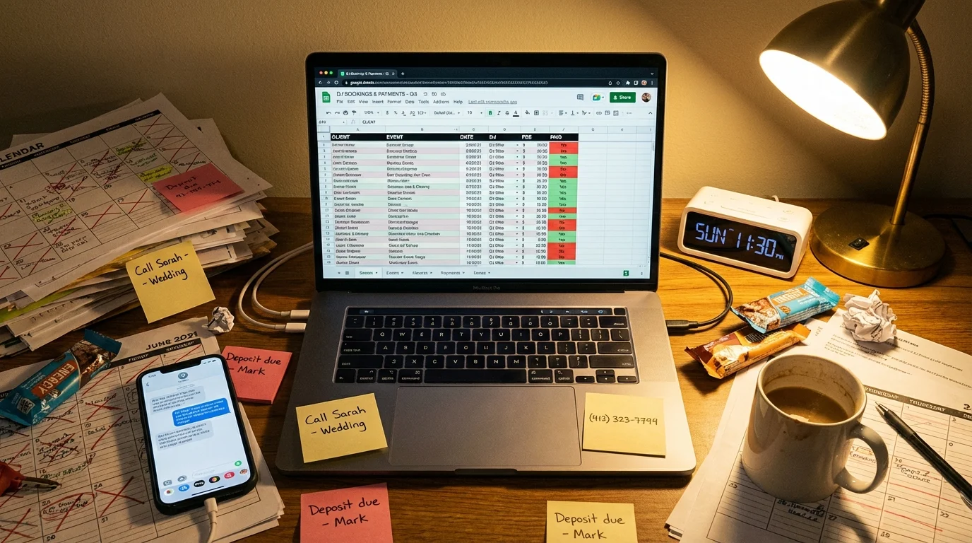 Sunday nights lost to spreadsheets